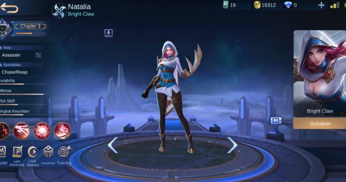 02. mobile legends, hero assassin, natalia