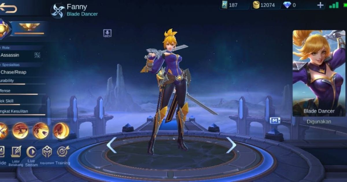 03. mobile legends, hero assassin, fanny