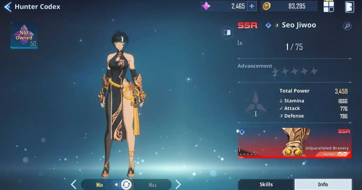 Seo Jiwoo solo leveling arise