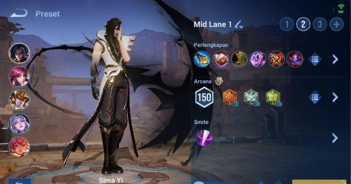 build sima yi honor of kings