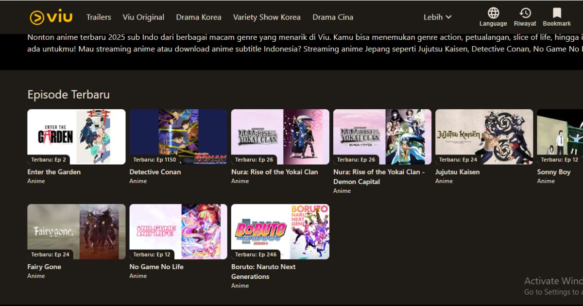 Nonton Anime Website
