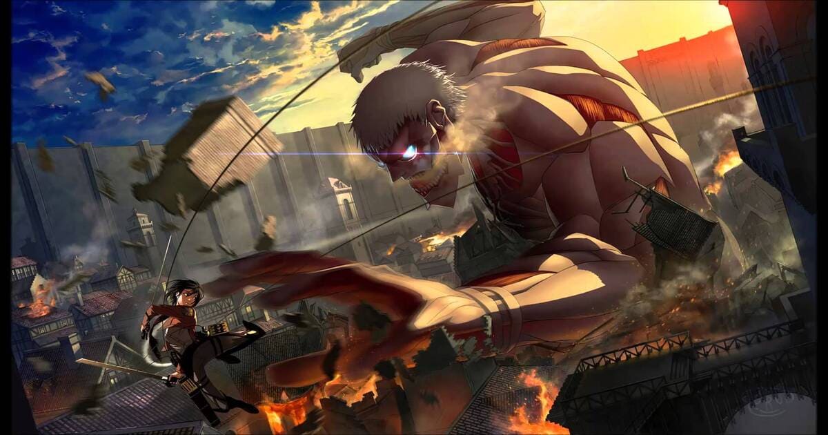 7 Rekomendasi Anime Gore Terbaik: Attack on Titan