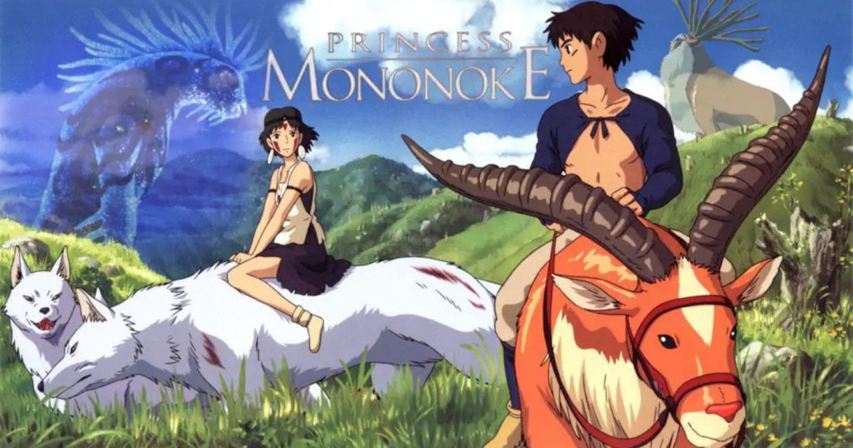 anime ghibli terbaik - Princess Mononoke