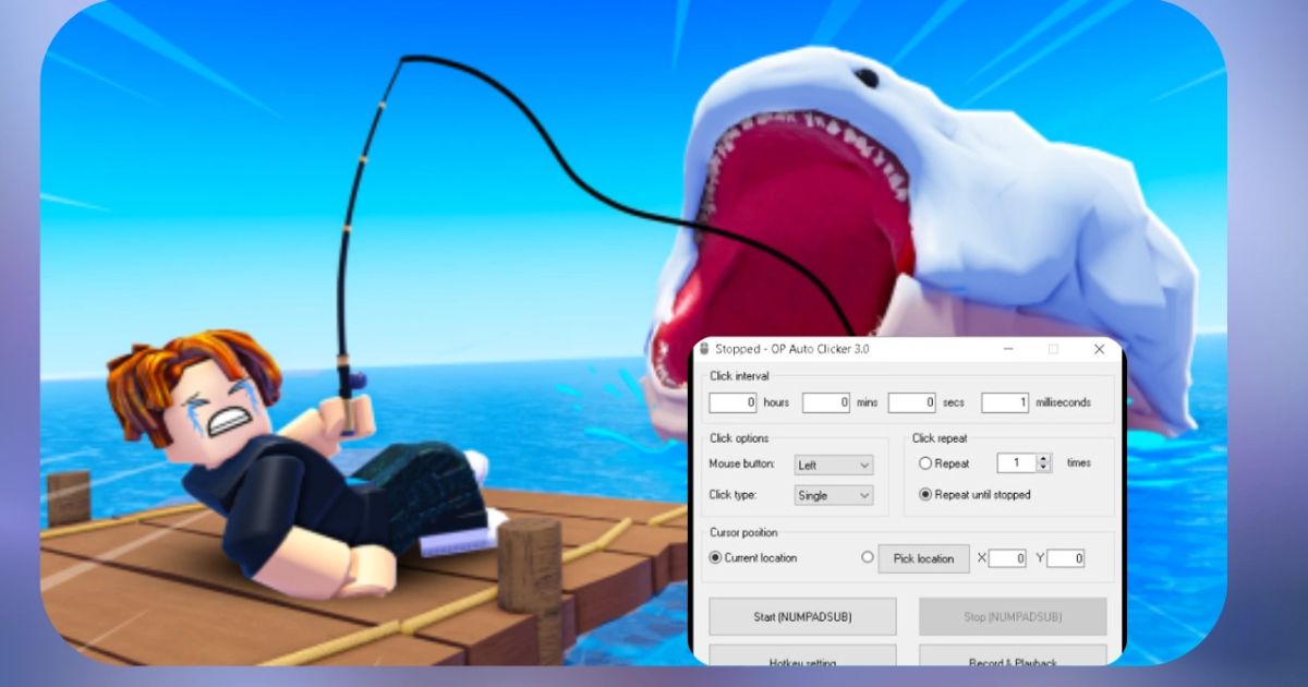 Cara AFK di Fish It Roblox auto clicker
