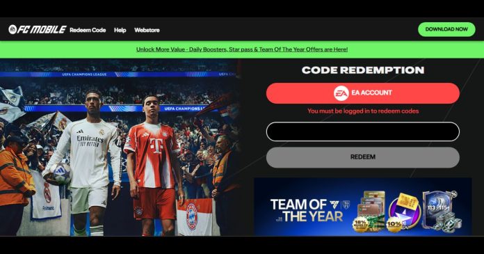 kode redeem FC Mobile Terbaru
