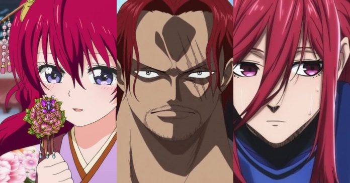 Karakter Anime Rambut Merah