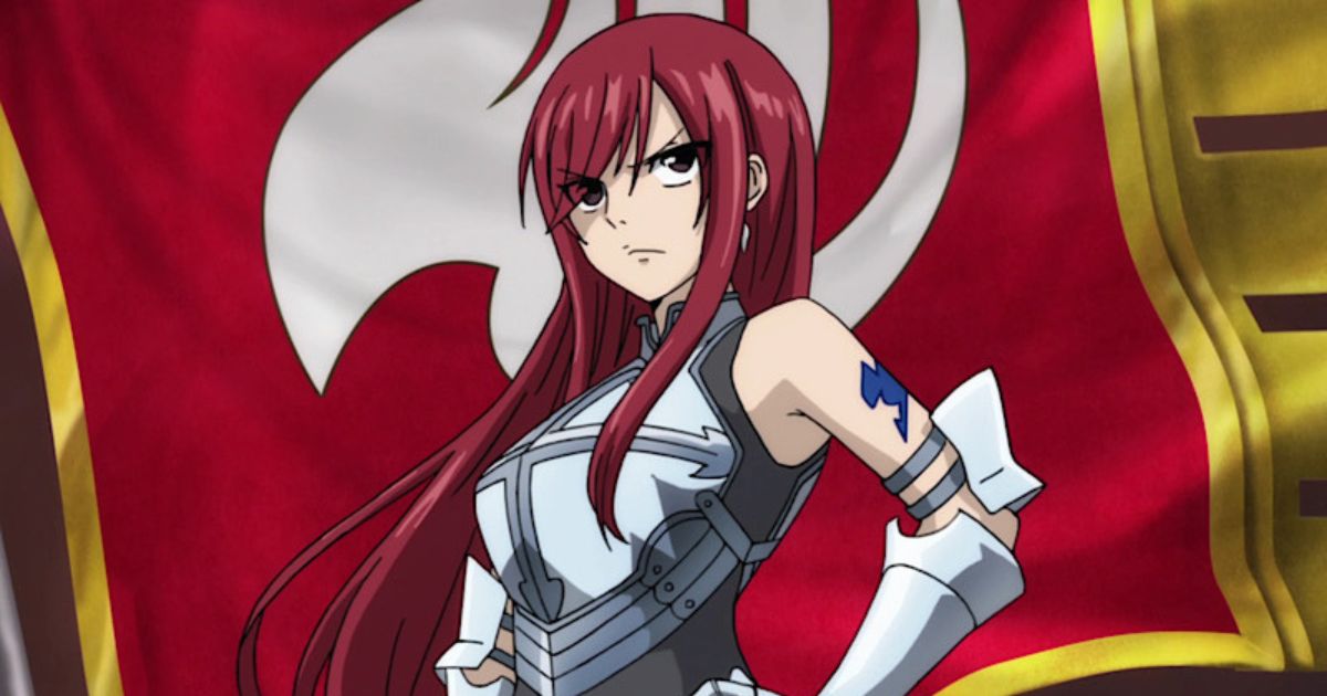 Karakter Anime Rambut Merah - Erza Scarlet dari Fairy Tail