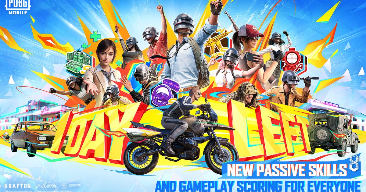 PUBG MOBILE 8th Anniversary new passive skills