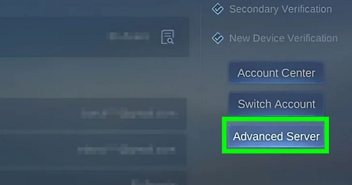 Cara Masuk MLBB Advanced Server