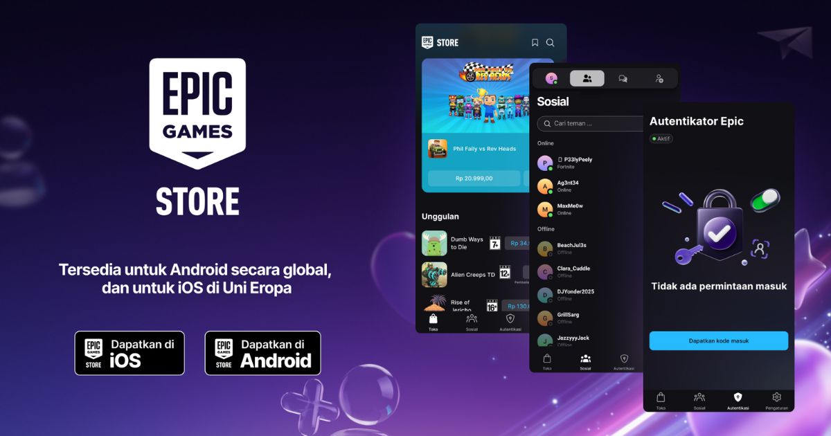 ios android Epic Games Store