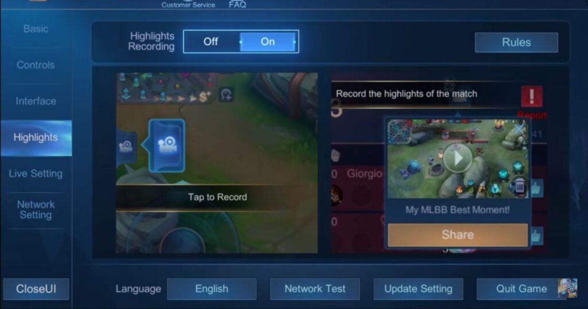 _MLBB Auto Highlight